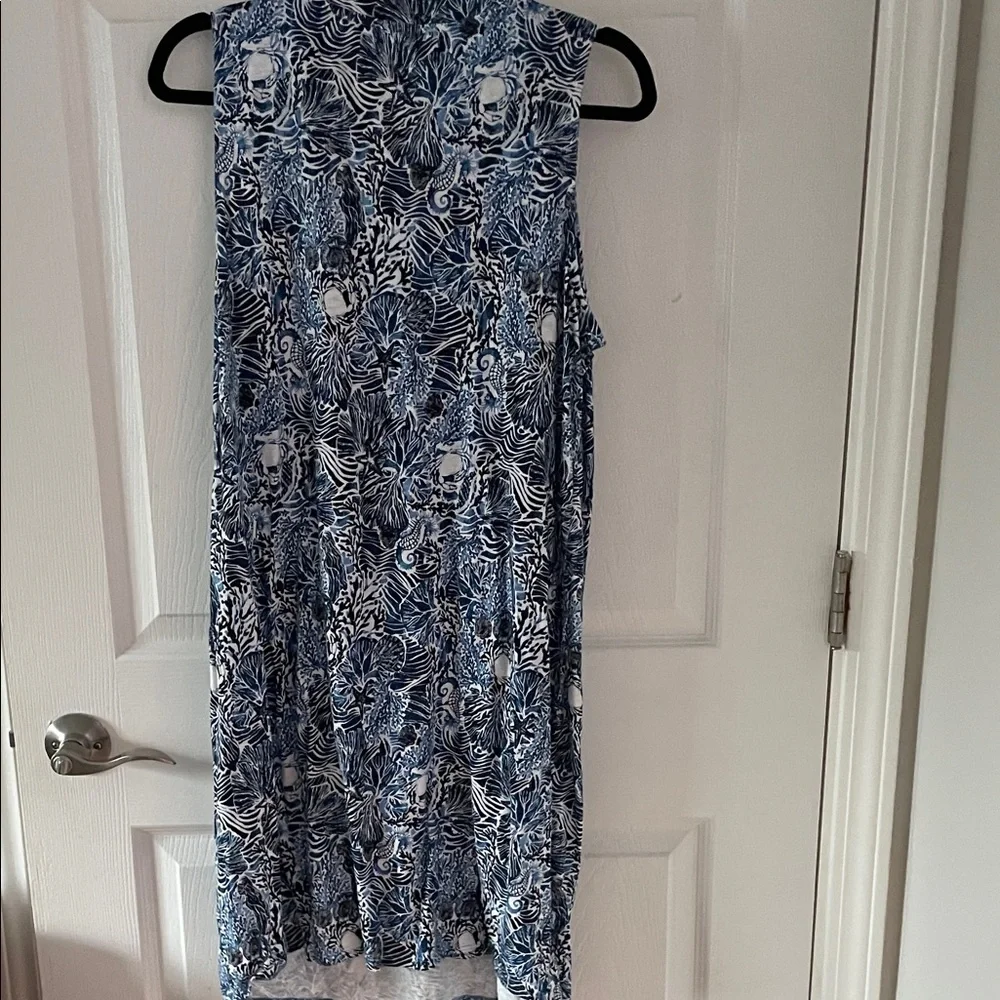 J. Jill Blue and White Patterned dress - Picture 3 of 3